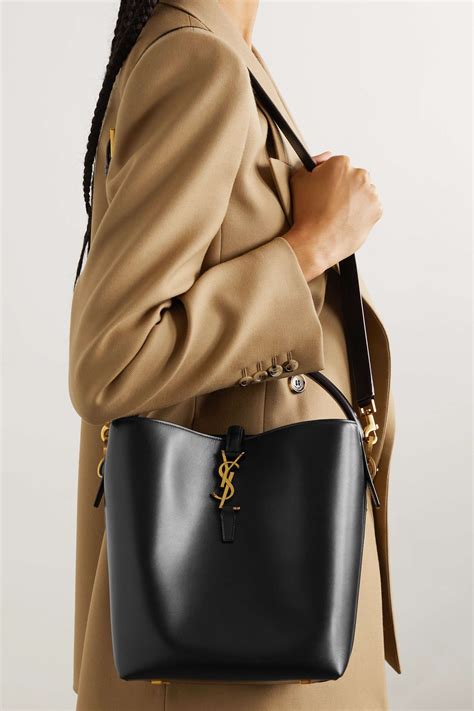 ysl le 37 bucket bag|SAINT LAURENT Le 37 leather bucket bag .